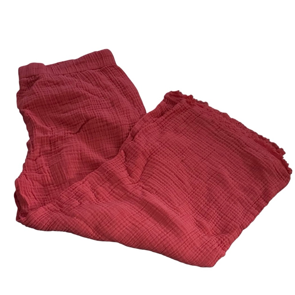 Eileen Fisher Casual Pink Wide-Leg Pants